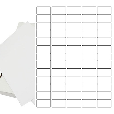 1000 x A4 Sheets of Printer Address Labels - 65 Per Sheet (38x21mm)